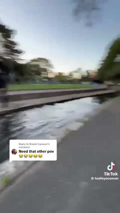 He is trying to jump