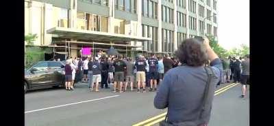 Buffalo cops cheering on the officers charged with assault