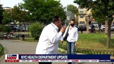 Man Interrupts NYC Health Department Update Briefing