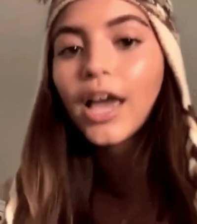 I want size queen Isabela Merced to laugh at my small white cock