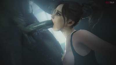 Claire facefuck (Fugtrup)