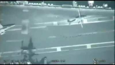 Iran's IRGC drone takes precise footage as it flies over US aircraft carrier in the Persian Gulf
