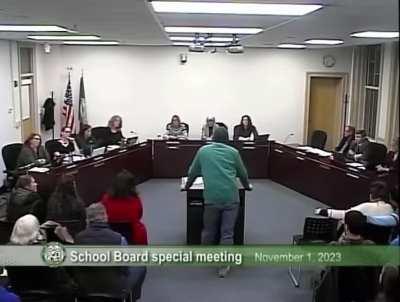 Wording school board meeting