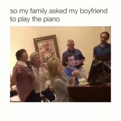 That fake smile at the end though