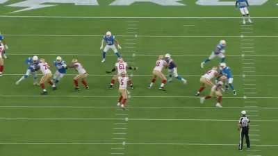 [Highlight] Trey Lance's second touchdown pass of the game, a bullet to Travis Benjamin