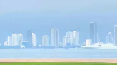 China warship in Penang Water