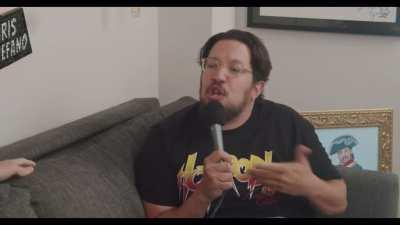 Sal discussing on Hey Babe podcast a bit that got cut from the show where the guys were mistaken for child predators.