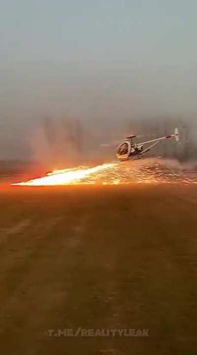 This helicopter ride