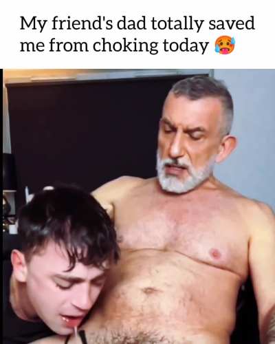 I almost choked today