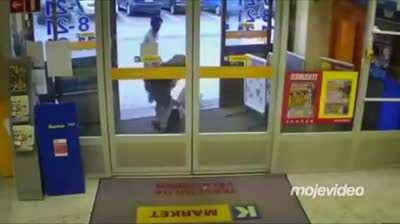 Young finnish woman fights back against constant shop lifting in her store