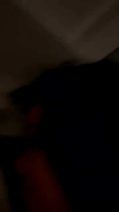 The live from last night where she forced a fake nip slip