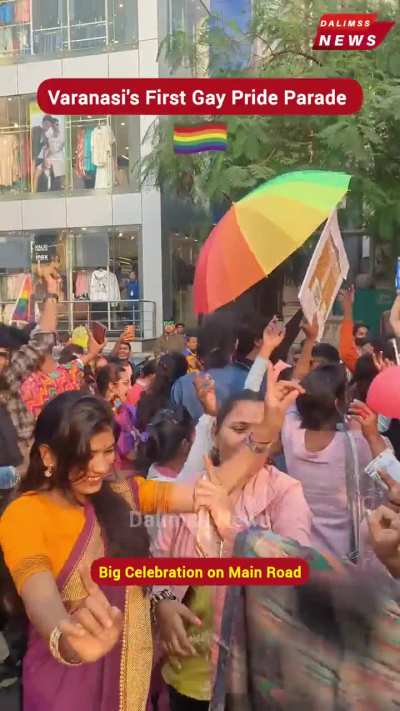 Varanasi's First Gay Pride Parade at Sigra