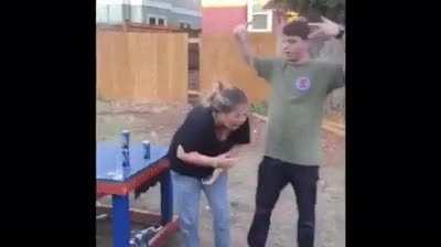 I'll just crush this can on your forehead, WCGW?