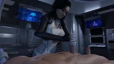 Miranda tests Shepard's rebuilt body (SavageCabbage)
