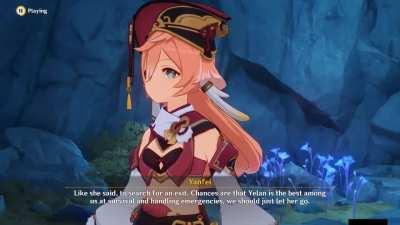 Same voice actor Lizzie Freeman (Pomni from The Amazing Digital Circus and Yanfei from Genshin Impact)