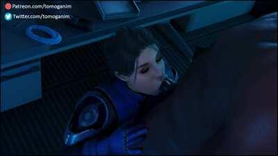 Ashley sucking dick (Tomoganim)