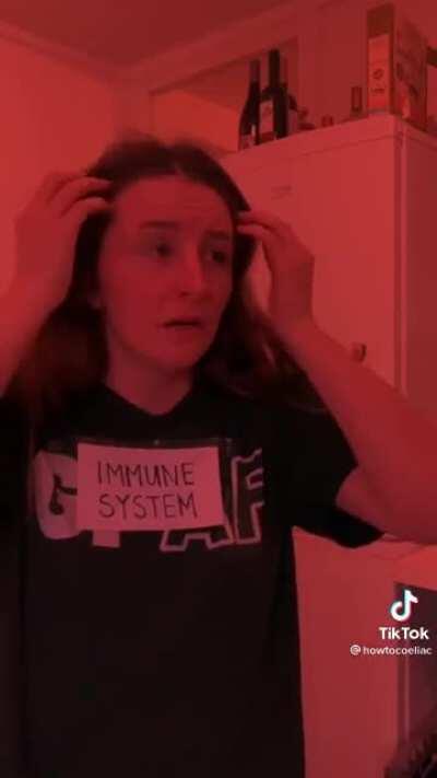 Daughter sent this to me. Said I should show people who wonder what gluten does to me.