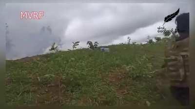 Contact between Myanmar Army and Anti-Junta forces near Pauk, Magway Region.