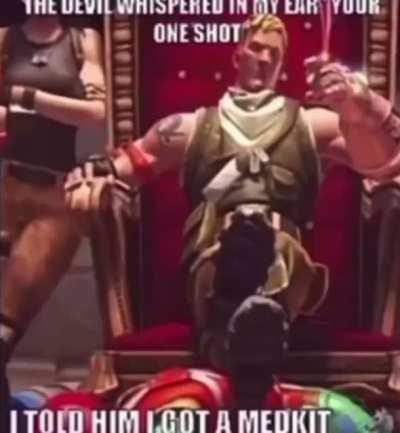 then I double pumped him