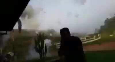 Firework balloon has an error, sends hundreds of fireworks into the crowd