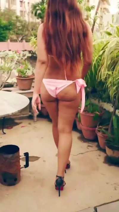 Indian Model in Pink Bikini