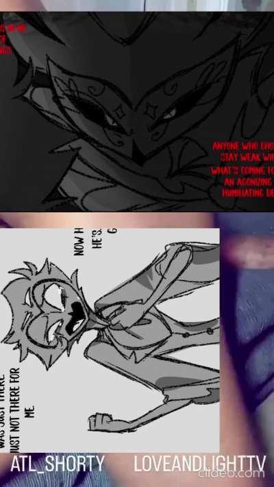 Shocking video shows Paimon beating his son Stolas after finding out about his affair with an imp