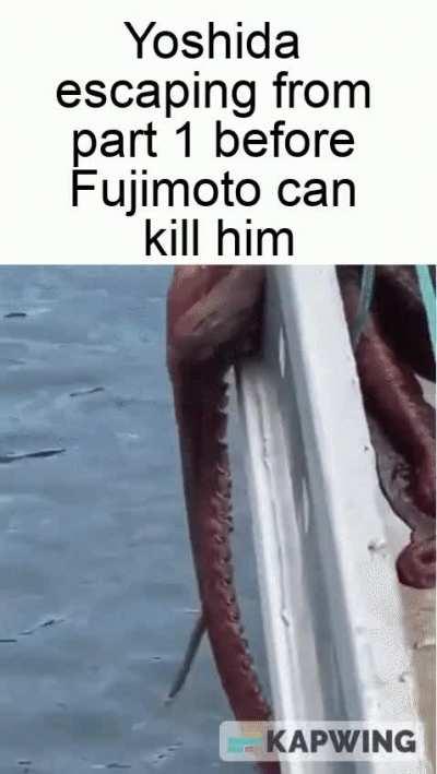 Yoshida with the smartest move in the series