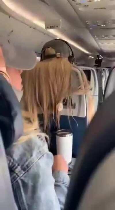 WCGW Covering someone’s tv on a plane?