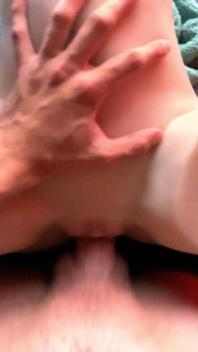 Good missionary fuck + hands with sound at the end