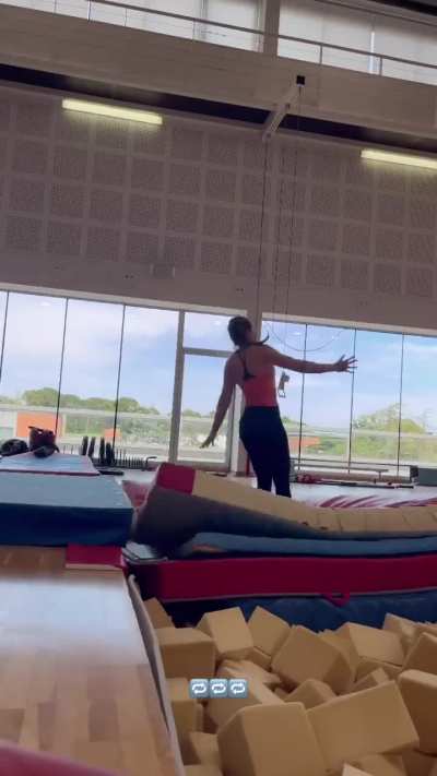 Always great to see her do somersaults