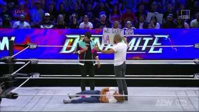 [AEW Dynamite] After 5 long years, a wrestler's dream finally comes true