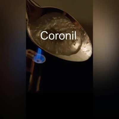 Fuck Pfizer/Moderna, all my homies use Coronil.