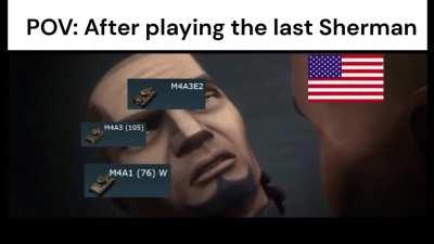 Finally got my US 6.7 lineup. Goodbye Shermans. 🫡