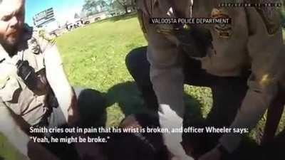 To arrest an innocent man 'who had an outstanding warrant'