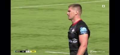High tackle by Owen Farrell leads to red card