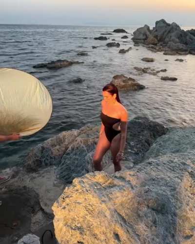 Behind the scenes for YSL Beauty Photoshoot [From Instagram, March 2025]