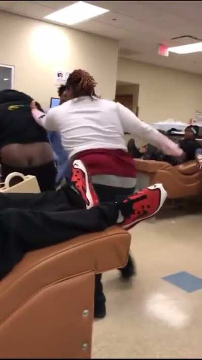 Fight breaks out at a Plasma donation center