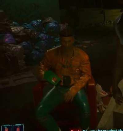 Dude has freaking pocket noodles