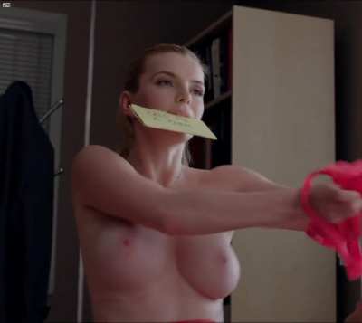 Betty Gilpin flaunting her 34DD tits in Nurse Jackie (HD & Slowed)