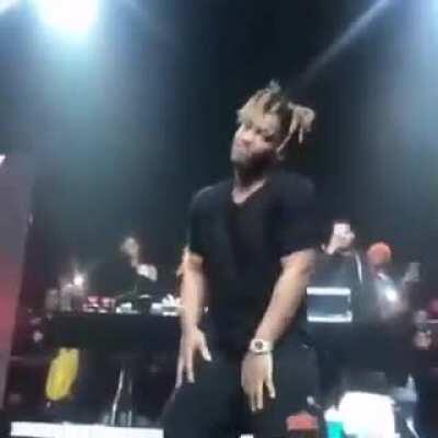 Juice dancing to some x