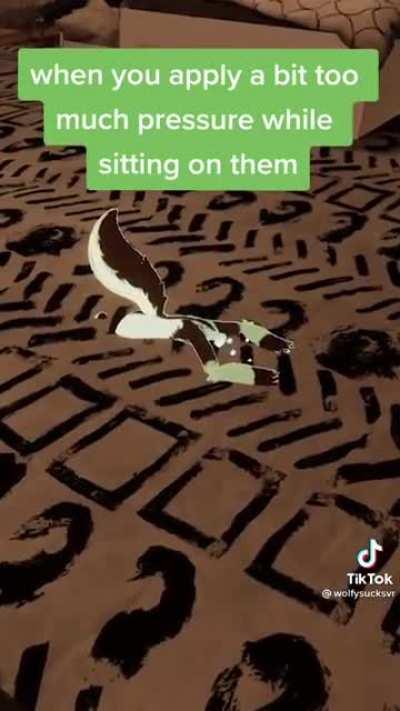 Of course you broke it