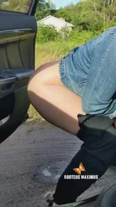 pull over I got to go