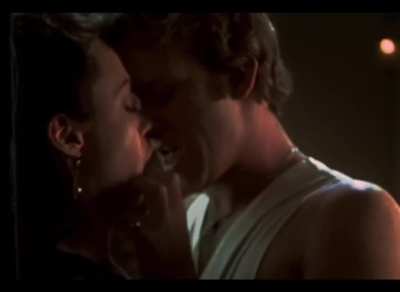 Spitting inside angelina jolie mouth and kissing