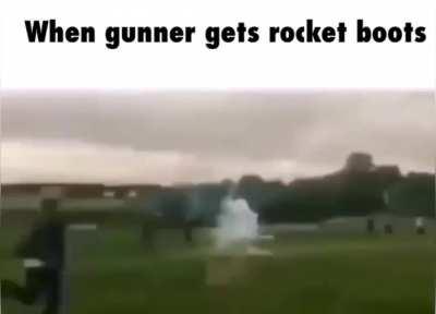 When gunner gets rocket boots