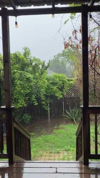 Spring storms in central Texas
