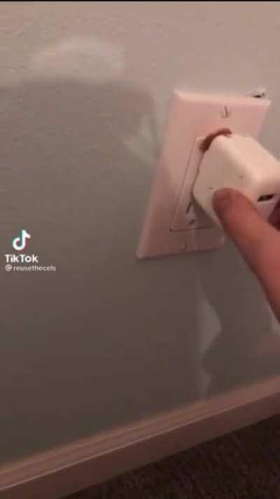 What could go wrong touching a penny in a live socket…