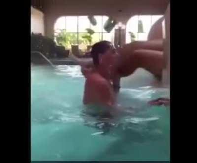 WCGW playing near the watterslide