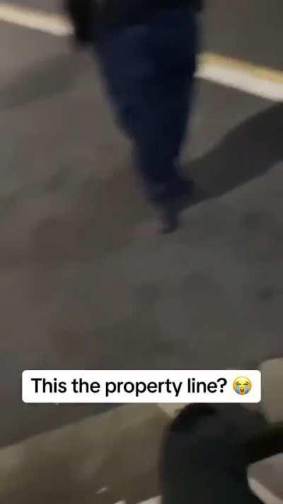 To arrest him for trespassing