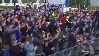 The way he just picks up the bike...