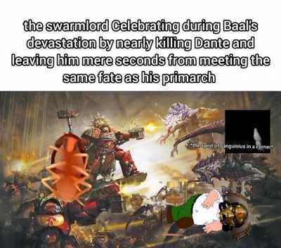 Dante almost died due to a large cockroach